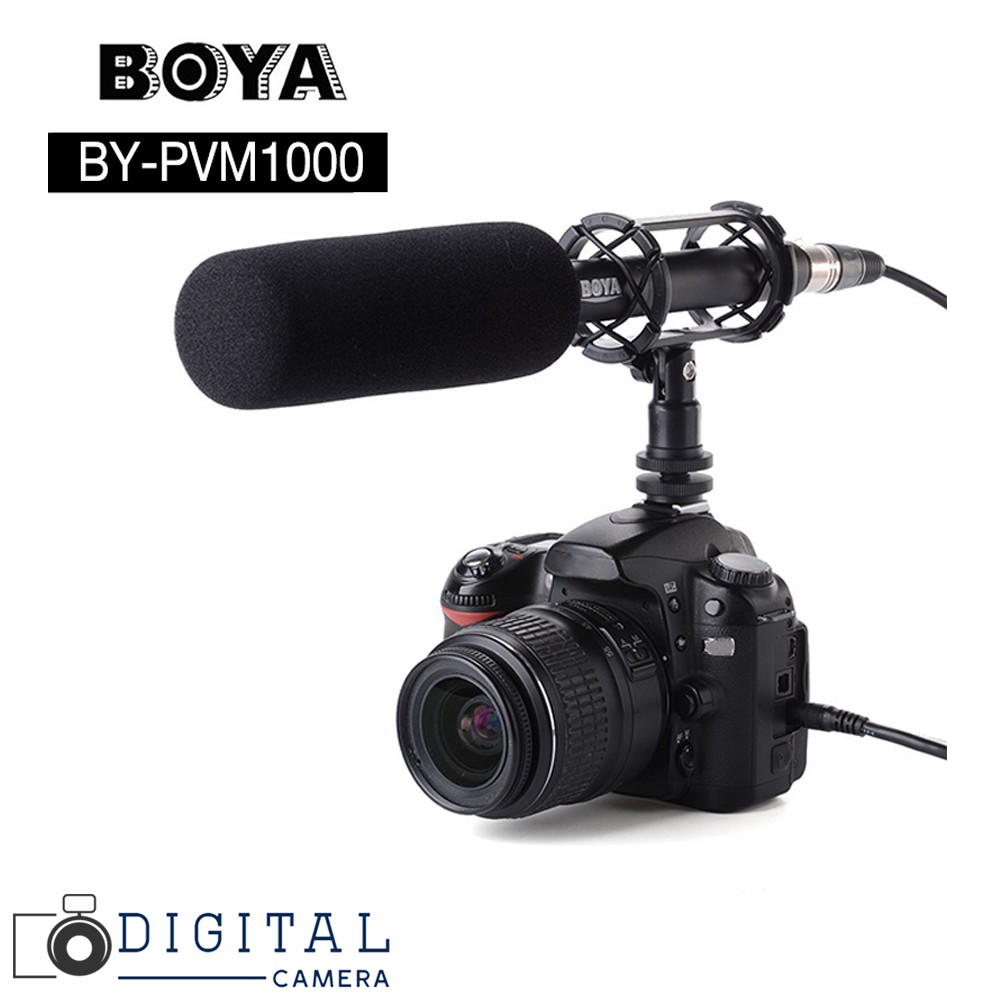 BOYA BY-PVM1000 set Shotgun Microphone ไมค์ติดกล้อง