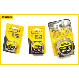 ตลับเมตร Powerlock ขนาด (3. 5, 8 mm.) ยี่ห้อ Stanley