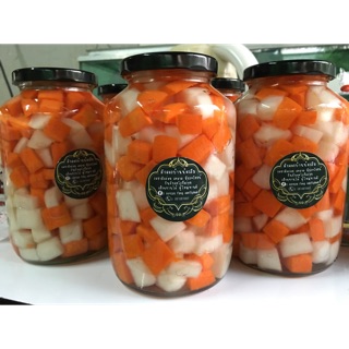 ไชเท้า+แครอท  (ผักดองบ้านน้องภีม) 450g