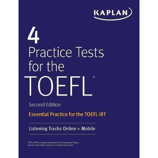 C321 4 PRACTICE TESTS FOR THE TOEFL: ESSENTIAL PRACTICE FOR THE TOEFL IBT (LISTENING TRACKS ONLINE)9781506264394