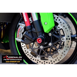 lightech กันล้มล้อ หน้า + หลัง สำหรับ ZX10R ZX10  กันล้ม ล้อหน้า ล้อหลัง ของแท้ Italy