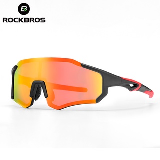 Rockbros แว่นตากันแดดเลนส์ Polarized สําหรับขี่จักรยานเสือภูเขา