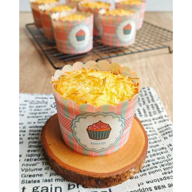 SWEET LIFE MUFFIN CUPS เฉพาะจุด 50 ชิ้น / กระดาษ MUFFIN CUPCAKE CUPS / กระดาษ MUFFIN CUPS