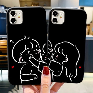 Oppo A96 A95 A94 A93 A92 A91 A83 A77 A76 A74 A73 A72 A71 2020 4G 5G Soft phone case cover matte casing for love couple