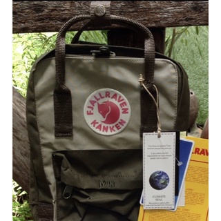 Fjallraven Kanken Mini ปัก*mini*สีMud/Putty