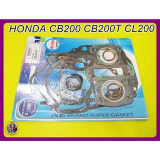 ปะเก็นเครื่องชุดใหญ่ - HONDA CB200 CB200T CL200 1974-1976 ENGINE GASKET COMPLETE SET ISO9001