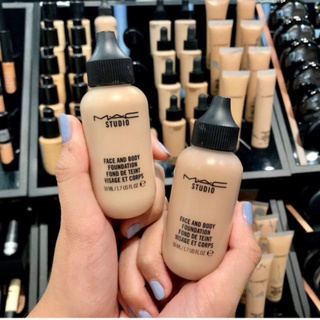 ของแท้ พร้อมส่ง !! เทสเตอร์รองพื้น MAC STUDIO RADIANCE FACE AND BODY RADIANT SHEER FOUNDATION 1.5 ML.#N1 #C1 ผิวขาว