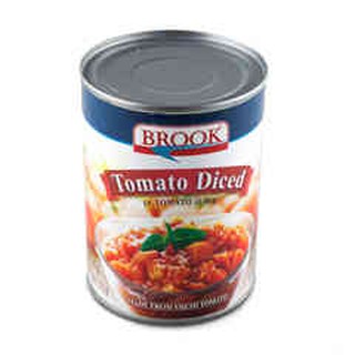 ถูกที่สุด✅  BROOK บรูค มะเขือเทศหั่นชิ้น ขนาด 565กรัม TOMATO DICED อาหารกระป๋อง