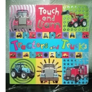 Tractors and Trucks. Touch and Learn. Board book เล่มใหญ่-upper3