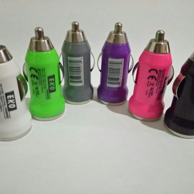 ที่ชาร์จในรถยนต์ 1A TECH & GO + USB MICRO USB DATA CABLE