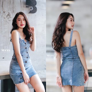 MASS Fashion : เดนสยีนส์สายเดดี่ยวสั้น Jeans - Sassy Jeans Dress