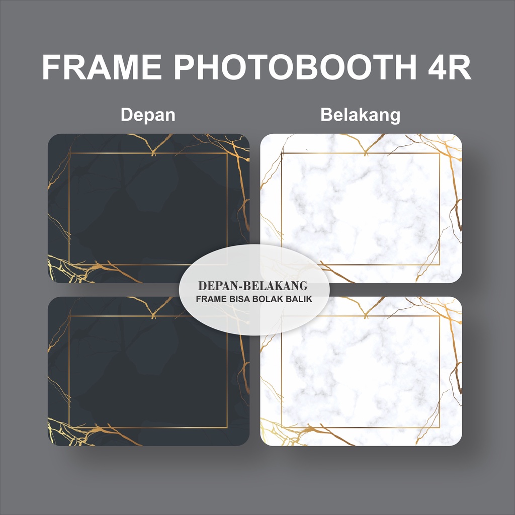 4R Photobooth Frame 310g หนา กลับด้าน / ชิ้น