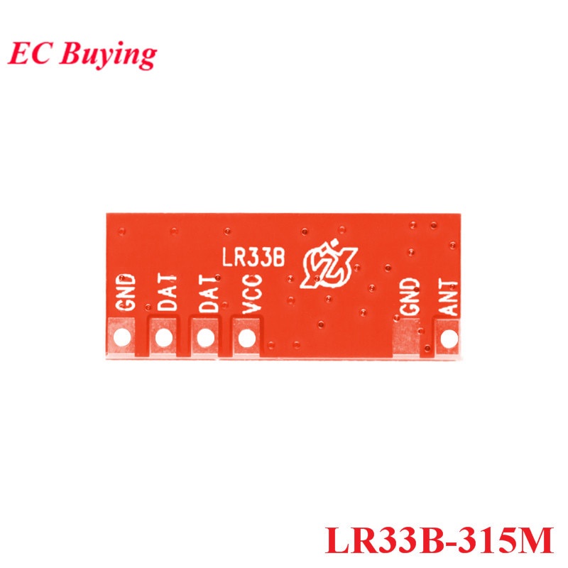 โมดูลรับสัญญาณรีโมตคอนโทรลไร้สาย 315MHz 433MHz Superheterodyne RF Module LR43B LR33B LR43B-433M LR33B-315M ASK DIY