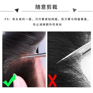 ส่งจากลพบุรี วิกผมชาย เส้นผมวิกผมสติกเกอร์ ผมแท้ ผมจริง ไม่เห็นร่องรอยปลอมหลิว ไห่mสูงหน้าผาก ผู้ชายหน้าผากทดแทนแผ่น