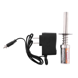 Nitro Starter Kit Glow Plug Igniter with Battery Charger Combo Kit for HSP RedCat Nitro Powered 1/8 1/10 RC Car US Plug