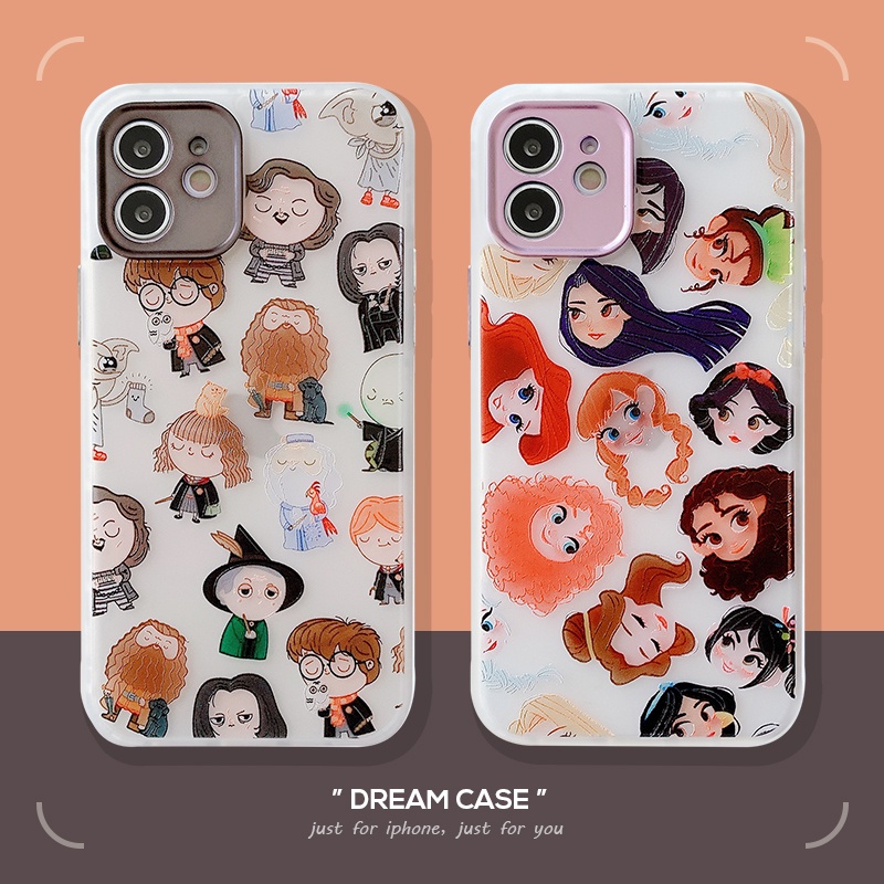 ◑™【Harry Potter】Casing iPhone Case For iPhone 13 Pro Max 12 Pro Max 7/8 Plus XR X XS Max 11 Pro Max SE2020 Cute Cartoons