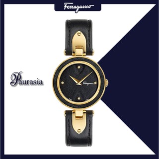 [ของแท้] Ferragamo นาฬิกาข้อมือ ผู้หญิง รุ่น FERRAGAMO FIW01-0017 GILIO IPCHAM DIAL BLACK S/BLACK paurasia ปอเรเซีย