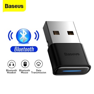 Baseus Bluetooth USB Bluetooth 5.0 Adapter for PC Computer PS4 Mouse Aux Audio Music Receiver Speaker Transmitter