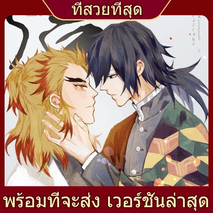 ชุดคอสเพลย์🔥㍿🔥Demon Slayer Mini Figure Toy Set[Wangyue Tingfeng Pavilion] Demon Blade การกลั่นความชอ