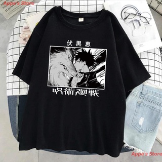 Appes Store 2021 Jujutsu Kaisen T Shirt Hip Hop Anime Tops Loose Short Sleeves Summer Man Women Cloth เสื้อยืดอนิเมะญี่