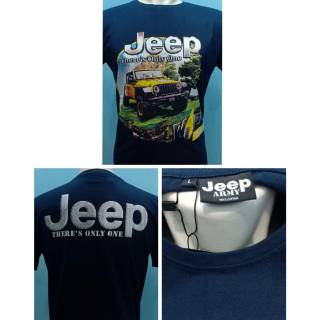 เสื้อยืดแขนสั้น Jeep สีกรมท่า