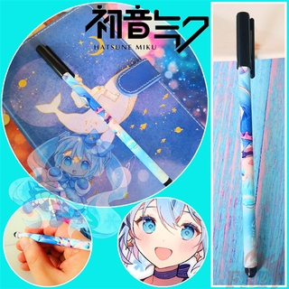 ✿ ปากกา Hatsune Miku - VOCALOID Snow Miku ✿ ปากกาหมึกเจล ปากกาเป็นกลาง สําหรับโรงเรียน สํานักงาน เขียนภาชนะ 1 ชิ้น