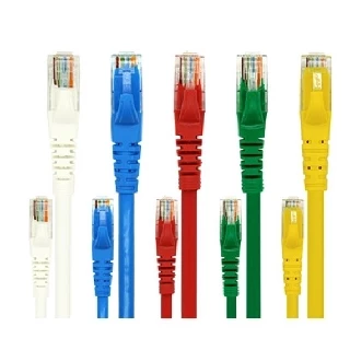 LAN (สายแลน) LINK รุ่น US-5103LZ-X RJ45, CAT6 UTP Cable ยาว 3M. (คละสี X=1ขาว/2แดง/3เขียว/4ฟ้า/5เหลือง) - ประกัน30 ปี