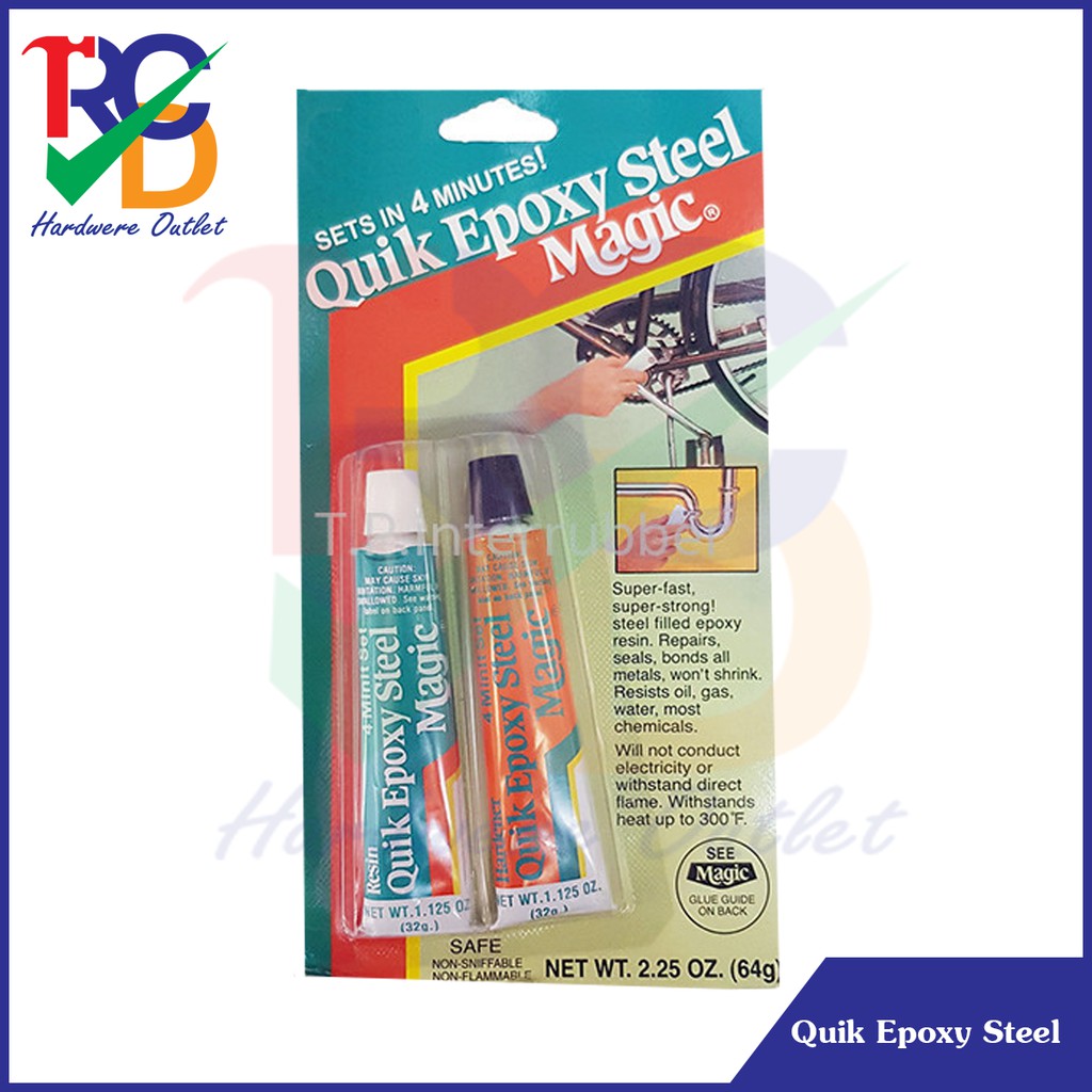 กาวปะเหล็ก Quick Epoxy Steel Magic ราคา ถูกที่สุด ดีลบีเคเค รูปภาพหลัก