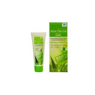 Aloederma aloe vera gel 15 g เจลว่านหางจระเข้ 99.5% เย็นสดชื่น วิตามินEบี 5 ชุ่มชื่นแก่ผิว เย็น อ่อนโยน ปราศจากแอลกอฮอล์