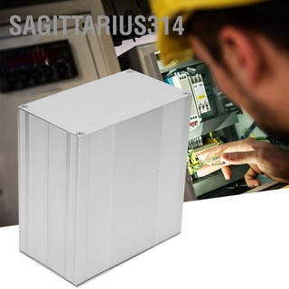 Sagittarius314 กรณีอลูมิเนียมกรณีซิลเวอร์ DIY แผงวงจรอิเล็กทรอนิกส์โครงการ PCB เครื่องมือกล่อง