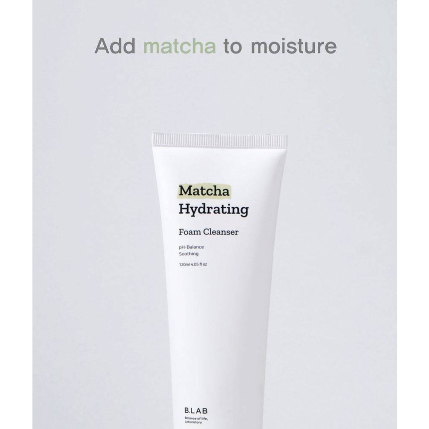 [สินค้าของแท้/พร้อมส่ง100%] B_LAB - Matcha Hydrating Foam Cleanser 120 ...