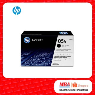 HP Toner CE505A - 05A ตลับหมึกโทนเนอร์ สีดำ (ราคา/ตลับ)