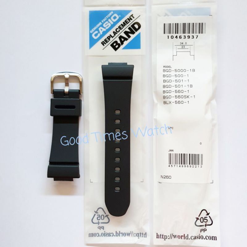 STRAP BABY-G BGD-5000-1B BGD 500/501 BGD 560/560/560SK BLX 560 Casio ของแท้