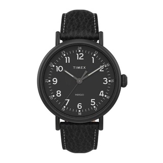 Timex TW2T91000 Standard XL นาฬิกาข้อมือผู้ชาย สายหนัง หน้าปัด 43 มม.