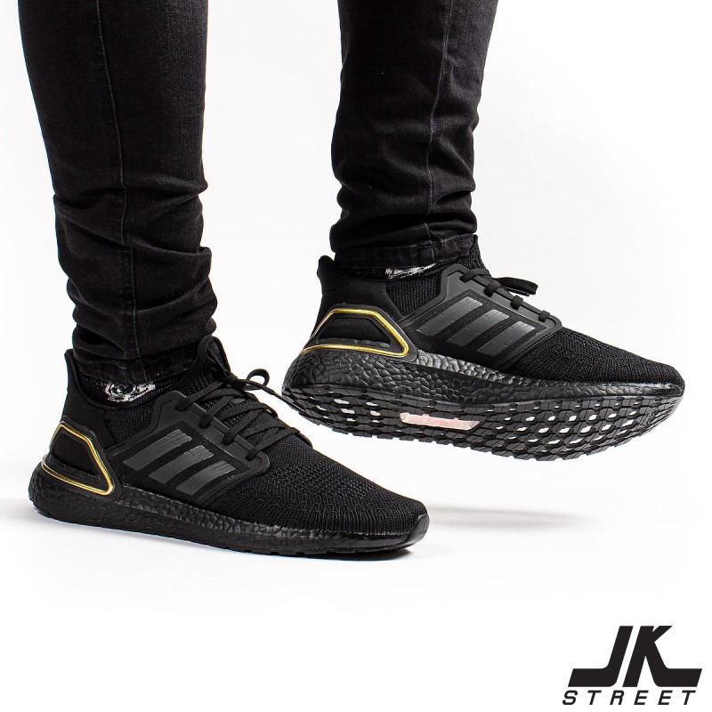 [à¹à¸à¹à¸ 15TOPIGMAY à¸¥à¸ 15%] à¸£à¸­à¸à¹à¸à¹à¸² adidas UltraBoost 20 EG0754 à¸ªà¸µà¸à¸³ Triple Black Gold Metallic à¸à¸­à¸ 