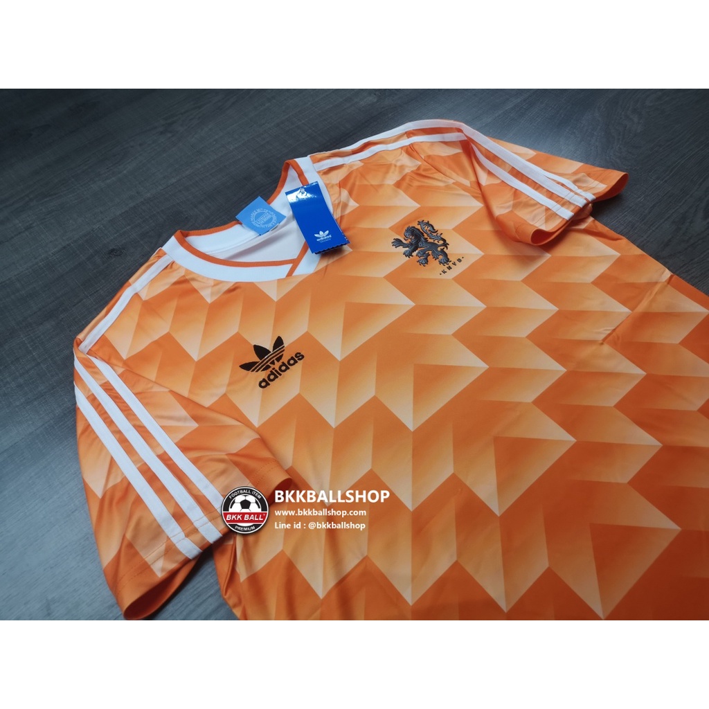 [Retro] - เสื้อฟุตบอล ย้อนยุค ทีมชาติ Holland Netherland home ฮอลแลนด์ เนเธอร์แลนด์ เหย้า ชุดแชมป์ฟุตบอลยูโร ปี 1988