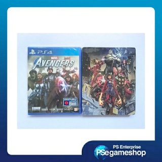 Ps4 Marvels Avengers + เคสเหล็ก (ภาษาอังกฤษ)