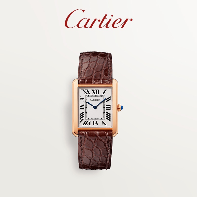 [Luxury Customization]Cartier Series Quartz Mechanical Watch Rose Gold Watch Xq48
