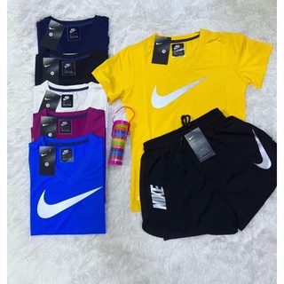 รอพรี 4 วัน 💕Nike💯 ชุดเซ็ตออกกำลังกาย เสื้อยืด เสื้อออกกำลังกาย ชุดเข้าเซต ชุดต่อยมวย ชุดวิ่ง set Nike