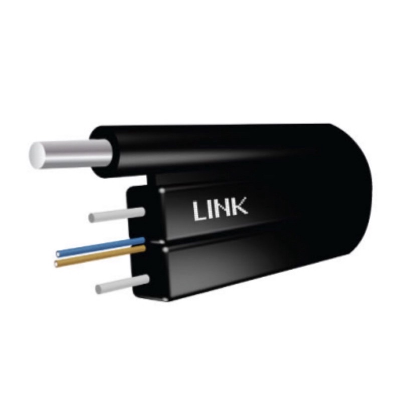 LINK รุ่น UFH9511M-TCC  FTTH FLAT 1C,Solid Drop Cable, LSZH (TRUE Approve)Packing 1,000 M.