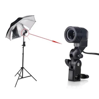Photography Light Lamp Bulb Single Holder E27Socket Flash Bracket การถ่ายภาพรูปโคมไฟหลอดไฟE27ซ็อกเก็ตเดียวถือแฟลชประเภท