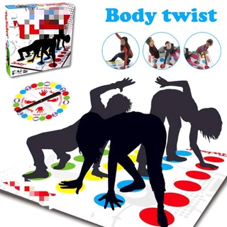 NEW Twister Dance Mat Exercise Twister Moves Mat Multiple Players Rotation Twister Game For Kids