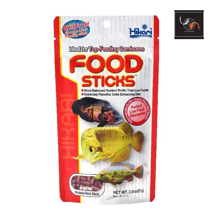 อาหารปลา อโลวาน่า อาหารปลามังกร Hikari food stick