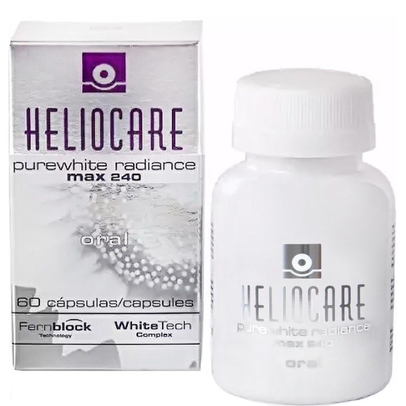 วิตามินกันแดด แบบกิน Heliocare PureWhite Radiance Max 240 / pure white radiance ผิวขาวกระจ่างใส