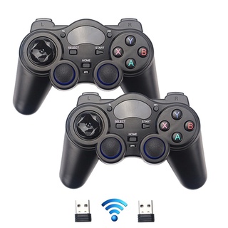 2.4G ไร้สาย Gamepads จอยสติ๊กเกมคอนโทรลเลอร์ Joypad สำหรับPS3 PC Android Windows Raspberry Pi 4 Retroflag NESPi Retropie