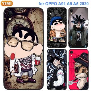 เคส OPPO A17 A77s A76 A96 A57 A77 A74 A15S A15 A16 A16K A53 A33 2020 โทรศัพท์มือถือ ลายการ์ตูน สําหรับ