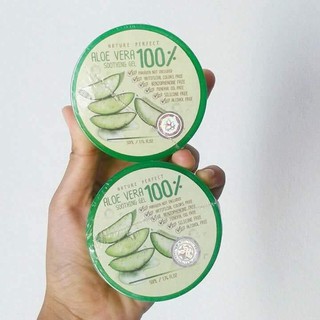 👉เจลว่านหางจระเข้แบบกระปุก 🍀 ALOE VERA Soothing Gel 100% อโลเวล่าเจล เจลว่านหางจระเข้ เข้มข้น 100% 🍀 🍀