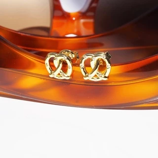 YVIS Icing Pretzel Gem Earring
