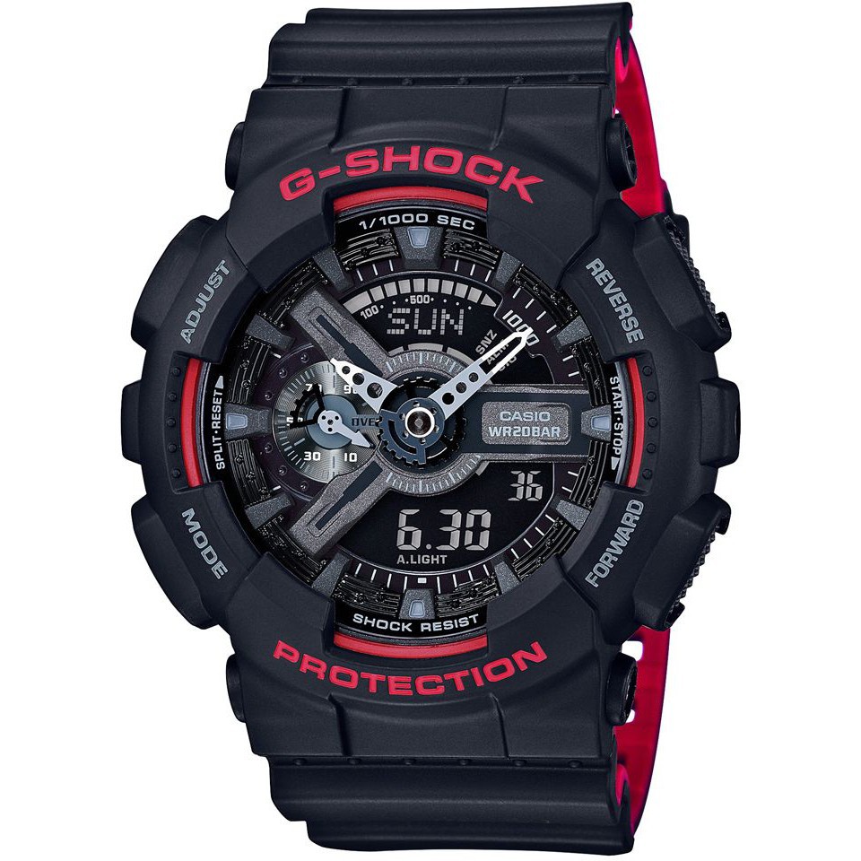 G-Shock รุ่น GA-110HR-1A 2-TONE BLACK&amp;RED ✦