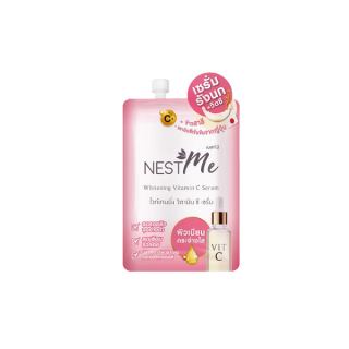 [ซื้อ1แถม1] Nestme Whitening Vitamin C Serum 7ml. เนสท์มี ไวท์เทนนิ่ง วิตามิน ซี เซรั่ม 7ml. เซรั่มลดเลือนจุดด่างดำ